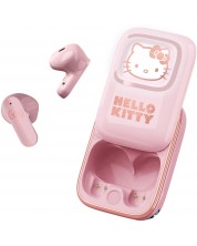 Безжични слушалки OTL Technologies - Hello Kitty Slide,  TWS, розови -1