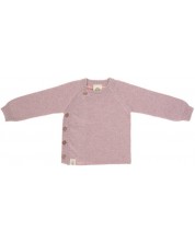 Бебешки пуловер Lassig - 74-80 cm, 7-12 месеца, розов -1