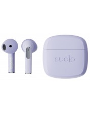 Безжични слушалки Sudio - N2, TWS, лилави -1