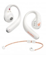 Безжични слушалки Anker - SoundCore AeroFit Pro, TWS, бели -1