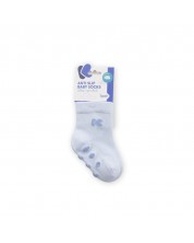 Бебешки чорапи против подхлъзване KikkaBoo - Памучни, 2-3 години, светлосини -1