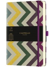 Бележник Castelli Oro - Frets, 13 x 21 cm, линиран -1
