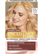 L'Oréal Еxcellence Безамонячна боя, 10U Universal Lightest Blonde -1