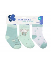Бебешки чорапи KikkaBoo Elephant Time - Памучни, 6-12 месеца
