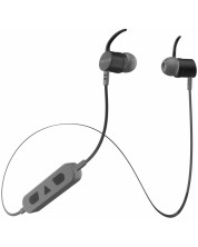 Безжични слушалки с микрофон Maxell - Solid BT100, сиви/черни
