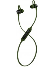 Безжични слушалки с микрофон Maxell - BT750, черни/зелени -1