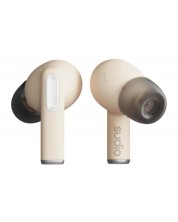 Безжични слушалки Sudio - A1 Pro, TWS, ANC, бежови -1