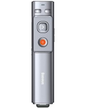 Безжична лазерна показалка Baseus - WKCD000013 Laser Charging, сива