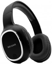 Безжични слушалки с микрофон Wesdar - BH6, черни -1