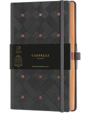 Бележник Castelli Copper & Gold - Maya Copper, 13 x 21 cm, линиран -1