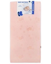 Бебешки матрак KikkaBoo - CocoCraft, 60 x 120 x 15 cm, Bear Pink -1