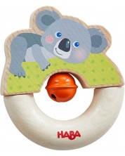 Бебешка дървена дрънкалка Haba - Коала -1