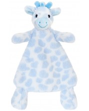 Бебешкa играчка Keel Toys - Жирафче за гушкане, 25 cm, синьо -1