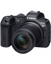 Безогледален фотоапарат Canon - EOS R7, RF-S 18-150mm IS STM, Black