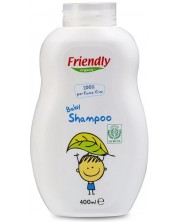 Бебешки шампоан с органичен овес Friendly Organic, без аромат, 400 ml -1