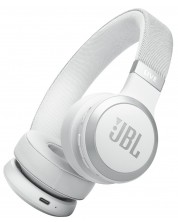 Безжични слушалки JBL - Live 670NC, ANC, бели -1