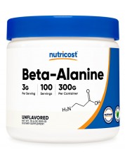 Beta-Alanine, 300 g, Nutricost -1