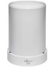 Безжичен електронен дъждомер TFA - WEATHER HUB, бял