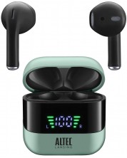Безжични слушалки Altec Lansing - Club, TWS, черни/зелени