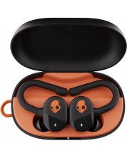 Безжични слушалки Skullcandy - Push Play Active, TWS, черни/оранжеви -1