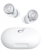 Безжични слушалки Anker - Soundcore Space A40, TWS, ANC, бели