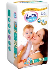 Бебешки пелени Lara Premium - Maxi, 7-18 kg, 50 броя -1
