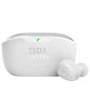 Безжични слушалки JBL - Wave Buds, TWS, бели -1