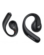 Безжични слушалки Anker - SoundCore AeroFit Pro, черни -1