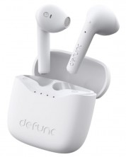 Безжични слушалки Defunc - TRUE LITE, TWS, бели -1