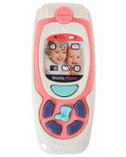Бебешки телефон с бутони Moni - Розов -1