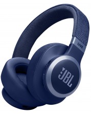 Безжични слушалки JBL - Live 770NC, ANC, сини -1