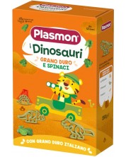 Бебешка паста Plasmon - Динозаври със спанак, 12+м, 250 g