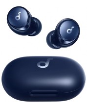 Безжични слушалки Anker - Soundcore Space A40, TWS, ANC, сини