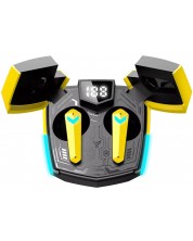 Безжични слушалки Canyon - DoubleBee GTWS-2, TWS, жълти/черни -1