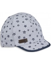 Бейзболна шапка с UV 50+ защита Sterntaler - С звездички, 51 cm, 18-24 месеца -1
