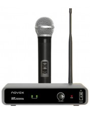 Безжична микрофонна система Novox - Free H1, черна/сива
