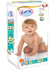 Бебешки пелени Lara Premium - Junior Plus, 15-30 kg,  40 броя -1