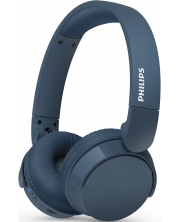 Безжични слушалки Philips - TAH4209BL/00, Bluetooth, сини -1