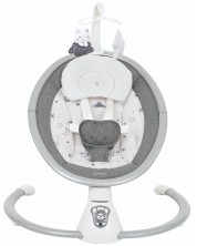Бебешка електрическа люлка KikkaBoo - Twiddle, Grey -1