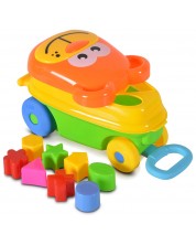 Бебешка играчка за сортиране Mоni - Куфарче с формички