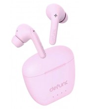 Безжични слушалки Defunc - True Audio, TWS, розови -1