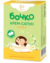 Бебешки крем-сапун Бочко - Лайка, 75 g -1