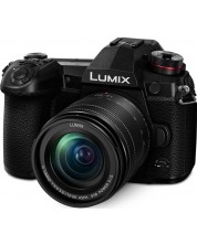 Безогледален фотоапарат Panasonic - Lumix G9, G Vario 12-60mm, Black