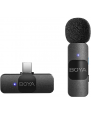Безжична микрофонна система Boya - BY-V10, черна