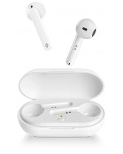 Безжични слушалки ttec - AirBeat Free, TWS, бели -1