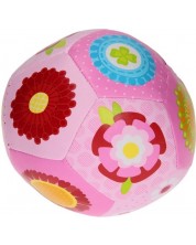 Бебешка мека топка Happy World - 14 cm, розова