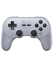 Безжичен контролер 8BitDo - Pro 2, Hall Effect Edition, сив (Nintendo Switch/PC) -1