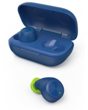Безжични слушалки Hama - Spirit Chop, TWS, сини -1