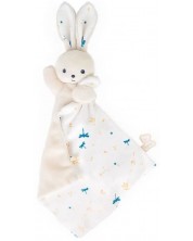  Бебешка кърпичка за гушкане Kaloo - White Delicate, Зайче, 17 cm -1