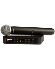 Безжична микрофонна система Shure - BLX24E/B58-S8, черна -1